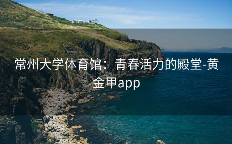 常州大学体育馆：青春活力的殿堂-黄金甲app