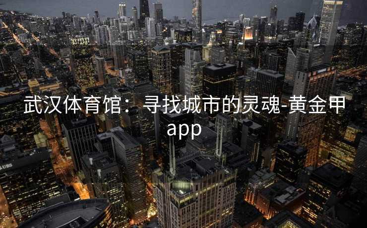 武汉体育馆:寻找城市的灵魂-黄金甲app 武汉体育馆:寻找城市的灵魂-黄金甲app