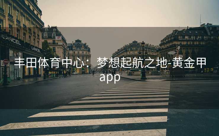 丰田体育中心：梦想起航之地-黄金甲app