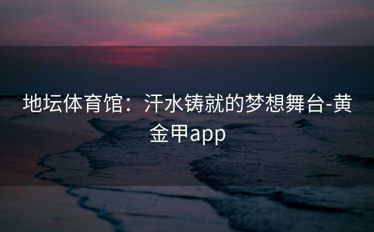 地坛体育馆:汗水铸就的梦想舞台-黄金甲app 地坛体育馆:汗水铸就的梦想舞台-黄金甲app
